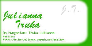 julianna truka business card